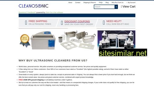 cleanosonic.com alternative sites