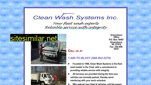 Cleanwashsystems similar sites