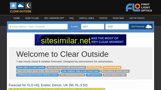 clearoutside.com alternative sites
