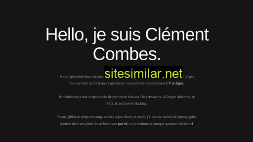clementcombes.com alternative sites
