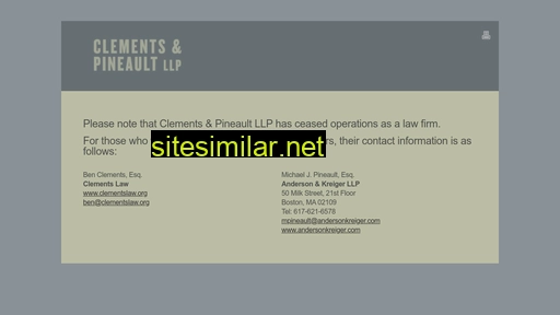 Clementspineault similar sites