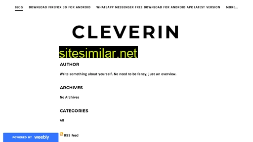 cleverin.weebly.com alternative sites