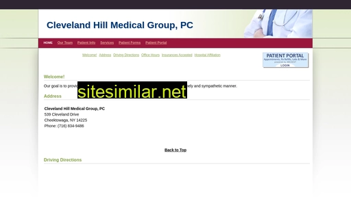clevelandhillmedicalgroup.com alternative sites