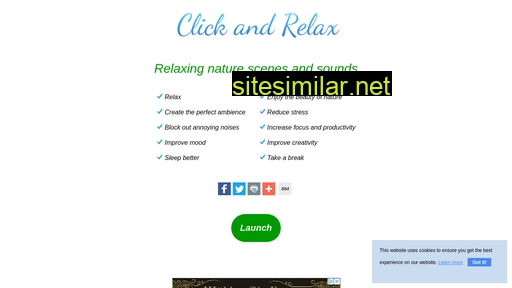 Click-relax similar sites