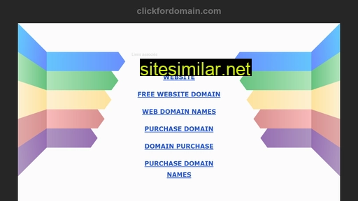 Clickfordomain similar sites