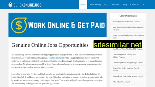 clickonlinejobs.com alternative sites