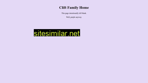 cliftfam.com alternative sites