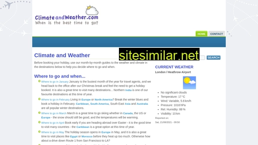 climateandweather.com alternative sites