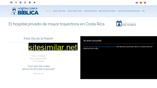 clinicabiblica.com alternative sites