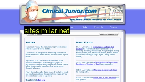 clinicaljunior.com alternative sites