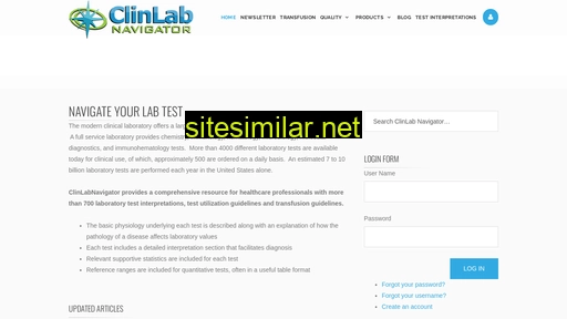 clinlabnavigator.com alternative sites