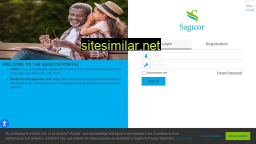 client.sagicor.com alternative sites