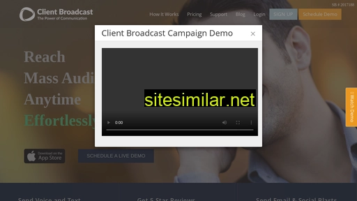 clientbroadcast.com alternative sites