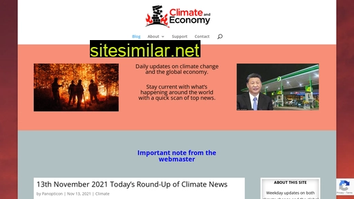 climateandeconomy.com alternative sites