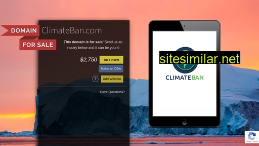 climateban.com alternative sites