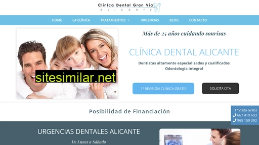 clinicadentalgranviaalicante.com alternative sites