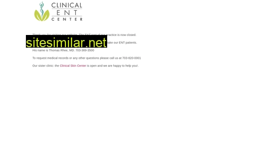 clinicalentcenter.com alternative sites