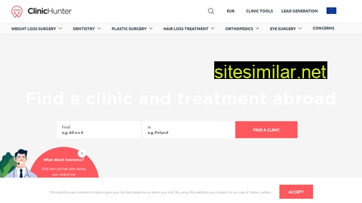 clinichunter.com alternative sites