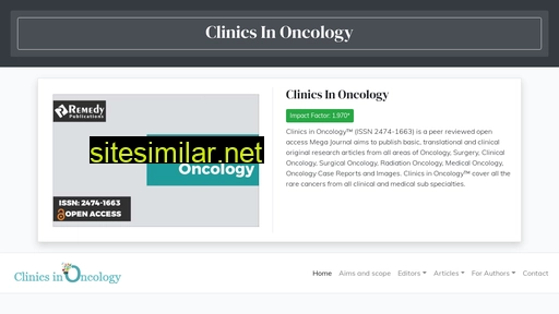 Clinicsinoncology similar sites