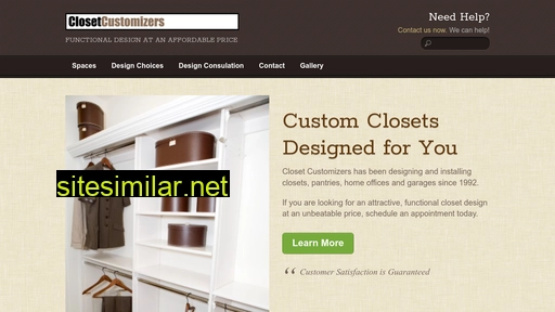 closetcustomizers.com alternative sites