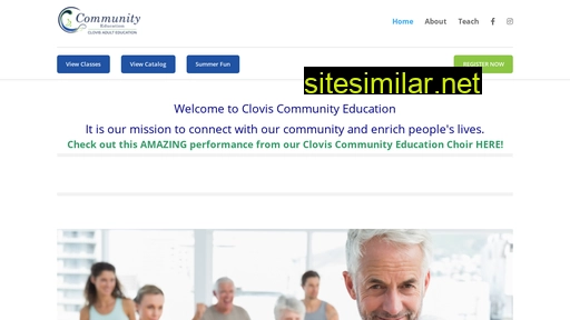 cloviscommunityed.com alternative sites