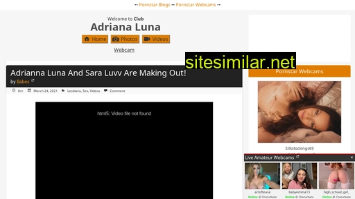 clubadrianaluna.com alternative sites