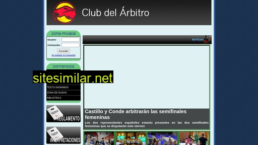 Clubdelarbitro similar sites