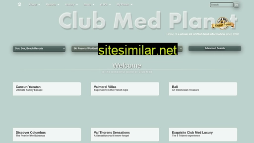 Clubmedplanet similar sites