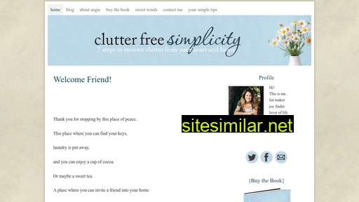 clutterfreesimplicity.com alternative sites