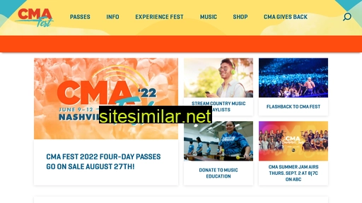 Cmafest similar sites