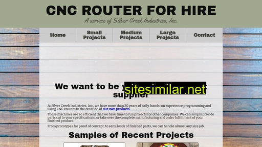 Cncrouterforhire similar sites