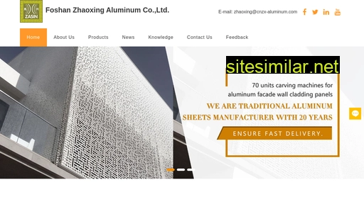 cnzx-aluminum.com alternative sites