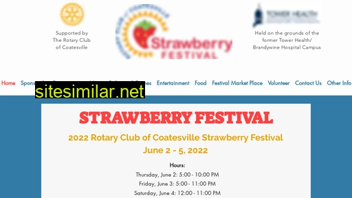 Coatesvillerotarystrawberryfestival similar sites