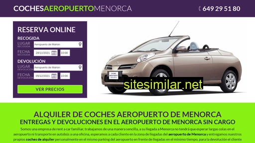 cochesmenorcaaeropuerto.com alternative sites