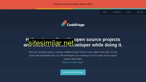 codetriage.com alternative sites