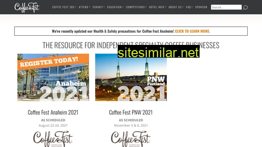 Coffeefest similar sites