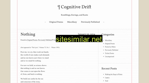 cognitivedrift.com alternative sites