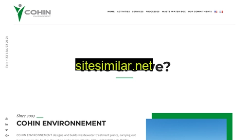 cohin-environnement.com alternative sites