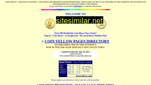 coinshows.com alternative sites