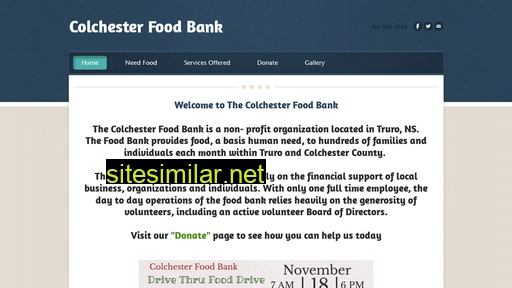 Colchesterfoodbank similar sites
