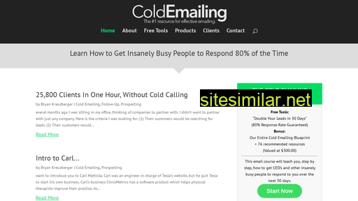 Coldemailing similar sites