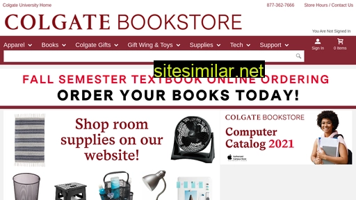 Colgatebookstore similar sites
