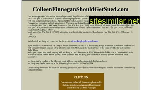 colleenfinneganshouldgetsued.com alternative sites