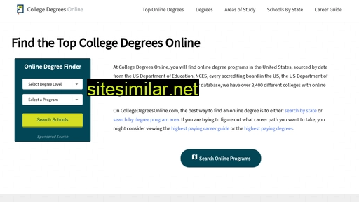 collegedegreesonline.com alternative sites