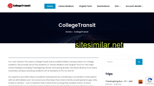 collegetransit.com alternative sites