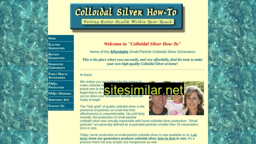 colloidalsilverhowto.com alternative sites