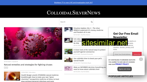 Colloidalsilvernews similar sites