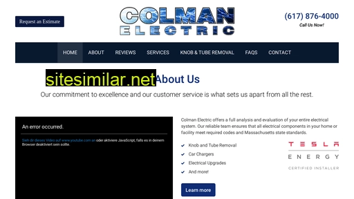 colmanelectric.com alternative sites