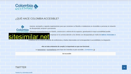 Colombiaaccesible similar sites