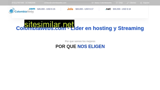 colombiawebs.com alternative sites